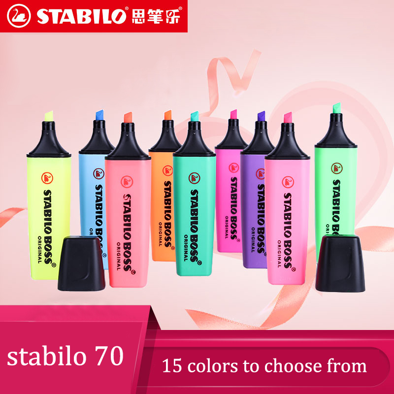 Stabilo Marker Boss - Alman Stabilo 70 Boss fosforlu şeker