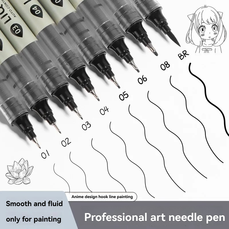 12'li Paket Siyah Fineliner Çi - Copic Marker Sketch incelemesi ve fiyatı