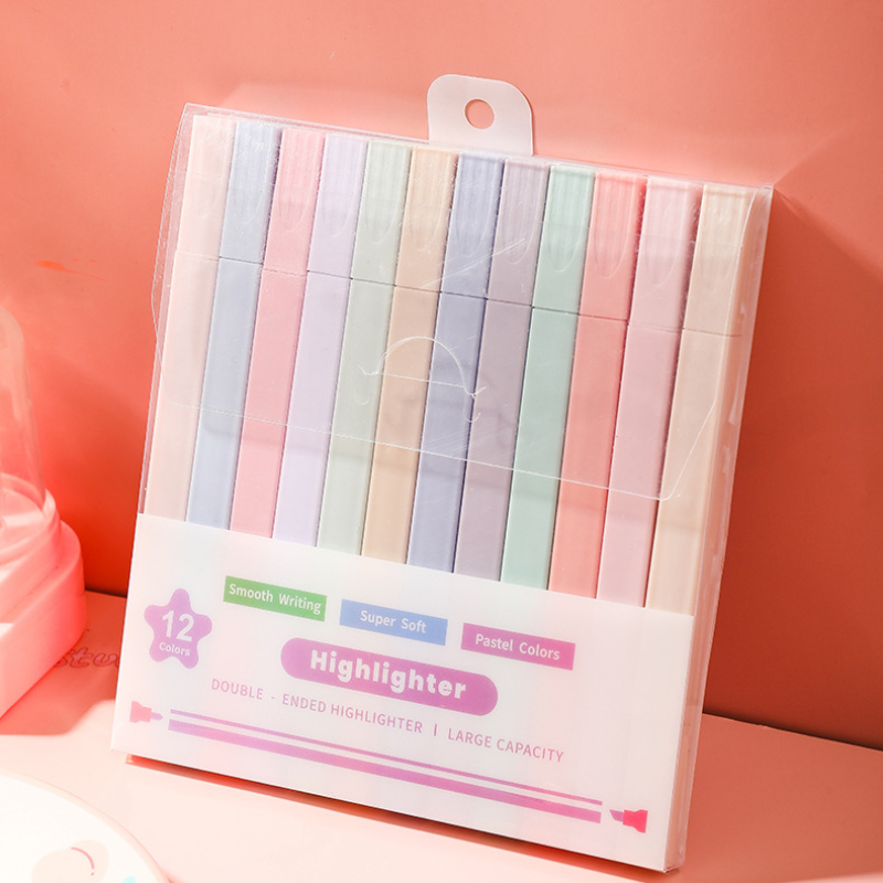 12 adet/takım Çift Uçlu Fosfor - Stabilo Marker Boss incelemesi ve fiyatı