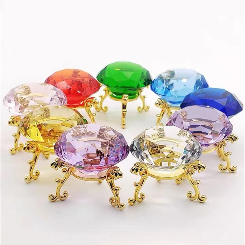 10 renkler kristal elmas şekil - Paper Weight Crystal incelemesi ve fiyatı