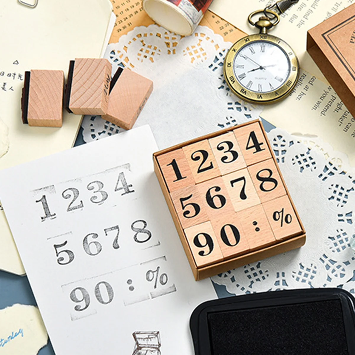 Ahşap Kauçuk Tarih Damgası, 12 - Rubber Date Stamp incelemesi ve fiyatı