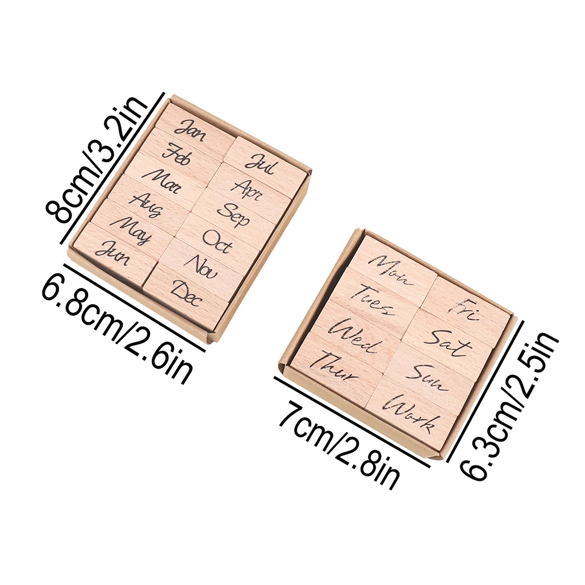 Ahşap Kauçuk Tarih Damgası, 12 - Rubber Date Stamp incelemesi ve fiyatı