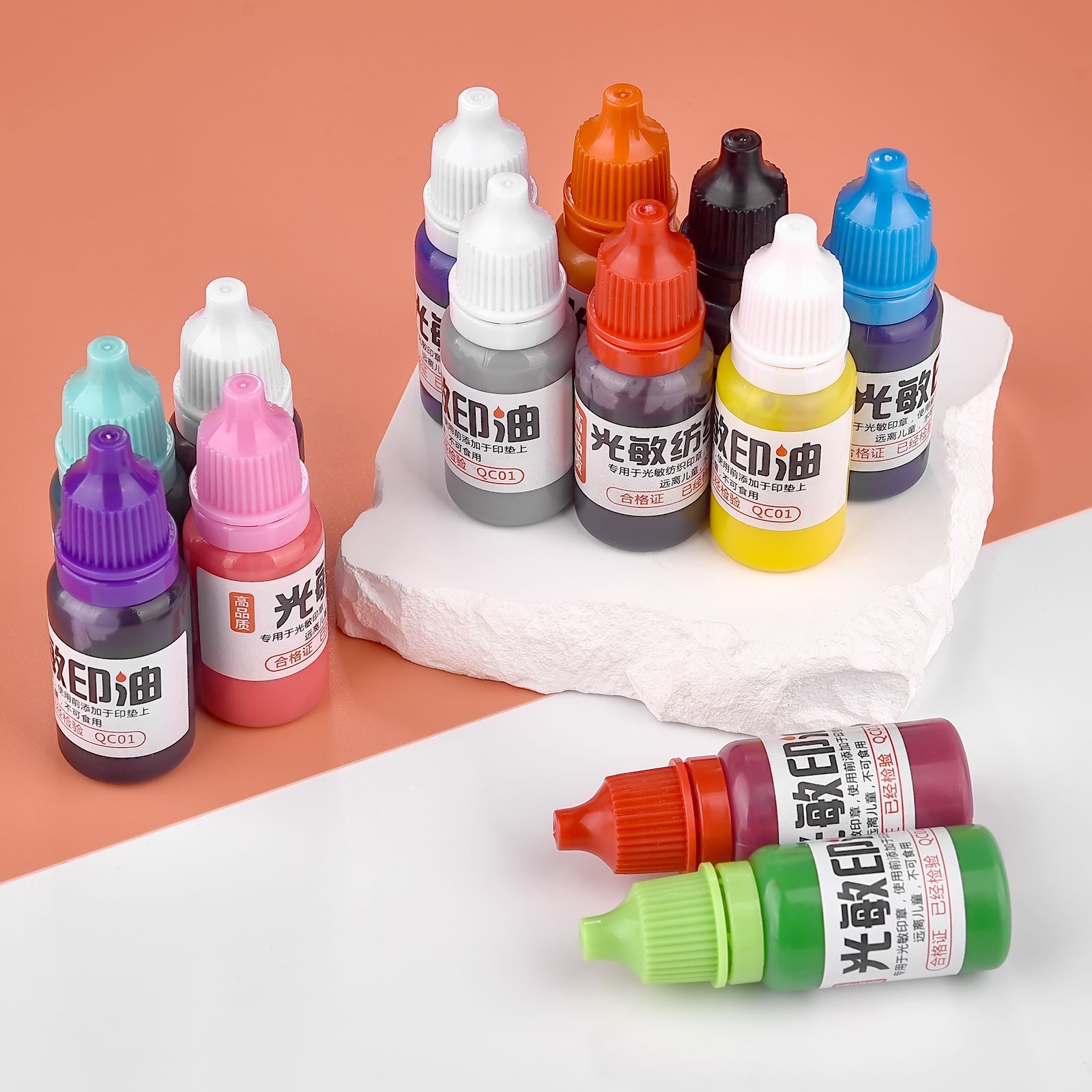 10 ml Dolum Mürekkebi 13 Renk  - Rubber Date Stamp incelemesi ve fiyatı