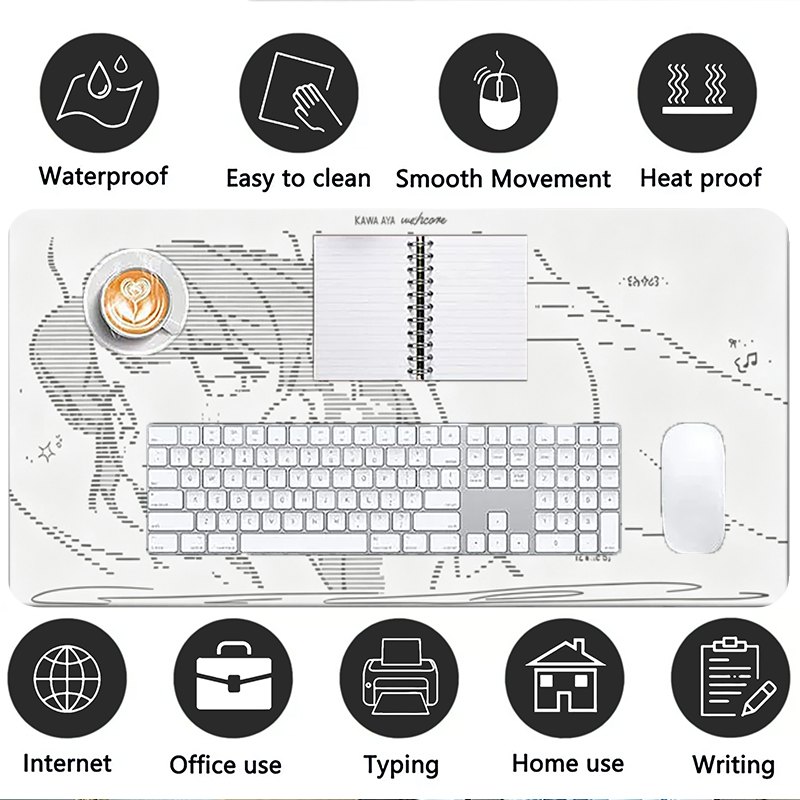 1 adet deri Mouse Pad Anime me - Leather Desk Pad incelemesi ve fiyatı